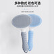 Red rabbit horse pet hair remover comb cat and dog comb remove floating hair dog hair cleaner pet special hair comb blue super soft hand gel