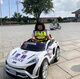 Chili police car toy extra large seatable personalized four-wheel car dual-drive remote control stroller children's electric car pick-up police car four-wheel drive police lights alarm large trunk four-wheel drive