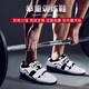 Jingpai professional squat shoes for men and women, weightlifting deadlift shoes, adult gym indoor training hard flat bottom competition anti-slip professional model white and red. It is recommended to go up one size 42