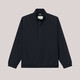 HAZZYS Men's Simple Versatile Stand Collar Casual Jacket ASVZU0BCX29 Dark Navy DN 180/100A50