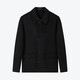Qipai Corduroy Men's Lapel Jacket Winter Thick Fashion Casual Wool Double-sided Woolen Jacket