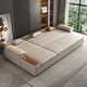 
Aijia Life Modern Simple Technology Cloth Sofa Bed Foldable Dual-Use Living Room Guifei with Storage Storage Direct Sofa Outer Diameter 2.51 meters [Guifei Style] [Sponge Style] Please note the color