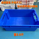 Pork cold storage special box commercial meat basket plastic basket rectangular cold storage freezing frame factory hotel transfer box fully sealed (length 60 width 40 height 20 cm) green