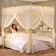 Maison personnalisée à l'ancienne 2m 1,8m 1,5 m de lit Palais crypté Palace Princess Style Compte 2.0x2.2 1,2 m jaune (dentelle) (tube de peinture amélioré 9923 1,5 m (lit de 5 pieds