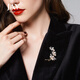 Jay baroque brooch, high-end female corsage, birthday gift for mother, mother-in-law, elders