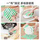 Sulida rags, bamboo fiber dishwashing cloths, double-layer thickened kitchen rags that absorb water, are not easy to get oily and do not shed lint, 3 pieces