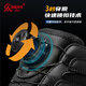 Qiangren Outdoor Waterproof Sports and Casual Men's Shoes 3515 Lace-Free Running Training Shoes JDA382A Black 42
