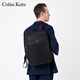 Colins Keirs Rucksack Herren Rucksack große Kapazität Wasserresistente Business Computer Bag Travel Business Pendler Rucksack College Schultasche Schwarz schwarz