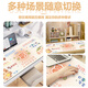 
Three-color cat cute cartoon mouse pad super large keyboard soft desk pad thickened lock edge office computer male and female 9896flower 80 cm x 30 cm x 5 mm