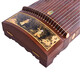 Dunhuang brand Dunhuang Guzheng 694PP floating and colorful mahogany solid wood performance professional level 10 exam national color agarwood painted piano 7691P boy play (full set of gift packs)