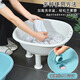 Meikejie ass-washing artifact men's hemorrhoid basin free squatting bathtub women's special pregnant women's girls cleaning basin men's medicated bath thickened upgraded version pink model + thickened feet + row K