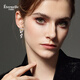 Eternelle French eternal original design camellia earrings are elegant, light luxury and high-end earrings for women