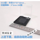CLCEY自吸附硅片芯片存放盒样品晶片盒胶盒元器件储存运输盒高弹性膜盒 12127(无格)127*127*27mm默认低