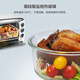 LOCK&LOCK crisper, microwave heated lunch box, frozen three-piece set 520ml*2+640ml LLG983S601