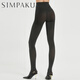 SIMPAKU Japan imported pressure socks winter ladies beautiful leg pantyhose stockings high elastic beautiful leg socks warm base socks graphite gray M-L