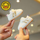
G.DUCKKIDS Spring and Autumn 0-1 year old baby soft sole toddler shoes children's breathable mesh shoes 3-6-10 months infant and children's shoes A66 orange 14 inner length 11.0cm