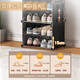 Anya simple shoe cabinet door shoe rack multi-layer dustproof entrance plastic storage resin assembly four layers in one row