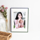 Chuangying Aluminum Alloy Photo Frame Wall-mounted Metal Photo Frame Stand Enlarged Printing and Washing Made into a Picture Frame Customized Purple Gold A4 [Inner Diameter 21*29.7cm]