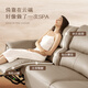 
Gujia Home KUKA Electric Function Sofa Leopard Handrail Italian Zero Wall Sofa 6212 Fixed Leather 1253 Smart Home 1253 [Phantom Black] Three-person
