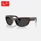 
RayBan [2024 new style] Narrow frame sunglasses men and women outdoor hiking glasses sunglasses 0RB2289 gift 902/48 tortoiseshell frame black polarized lens size 63