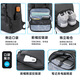 Modernes Passwort Herren Rucksack Casual Capacity Computer Bag Outdoor Sport Rucksack wasserdichtes Reisetasche Schoolbag SN723-Black