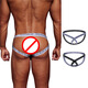 New ready-made men's thong sexy sexy underwear double thong underwear for men white M
