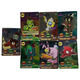 Oakwin Plants vs. Zombies card complete set of flash cards rare collection school children's toys 96 packs of 672 cards Plant Zombies rare flash cards