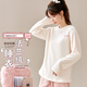 Nanjiren Pijamas para Mujer Otoño E Invierno para Mujer Además Jersey De Franela De Terciopelo Informal Se Puede Usar Fuera De La Ropa del Hogar Traje Mi L