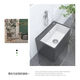 Nordic household grey washing balcony colorful mop pool bathroom sink ceramic floor-standing floor mop basin BL-1047x33x40 mop pool