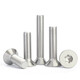 Jinchao 304 stainless steel screws countersunk head flat head plum blossom without column anti-theft screw M2M2.5M3M4M5M6M8 M3*8 (100 pieces) without column