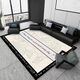 Xinlin ins style carpet living room carpet coffee table carpet room carpet bedroom floor mat household stain-resistant sofa high-end light luxury Nordic 03 120*160 cm
