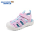 Skechers Skechers children's summer breathable toe-cap sandals girls soft-soled casual outdoor sports river shoes 303353L