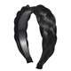 Zuoou wig headband for women with wide edges to cover white hair, braided hairband, five-strand braid, toothed anti-slip hair bundle, black brown