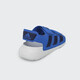 Adidas children's shoes for boys and girls open toe non-slip soft sole sandals ID2841 blue 1/33 size/200mm