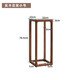 Jiayi solid wood flower stand flower pot rack indoor and outdoor living room balcony succulent flower stand new Chinese style storage rack