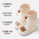 Pig dad children's rain boots baby anti-slip rain boots boy water shoes cute kindergarten girls small and medium-sized children waterproof shoes 170
