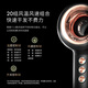 LANSAM zero-speed hair dryer household plasma hair care high-speed high-power high wind does not damage the hair negative ion hair dryer gift national subsidy standard version-Charming Red