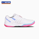 Victor Victor Badminton Shoes Victory A396-AQ Professional Sports Shoes New White/Light Rose Red Unisex Style A396 White/Light Rose Pink 35
