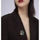 Coriander animal shape elegant peacock brooch women's light luxury anti-exposure corsage exquisite temperament pin suit accessories
