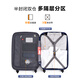爱华仕（OIWAS）20/24寸登机行李箱防刮耐磨拉杆箱男女商务出行旅行箱皮箱 6623黑色 20寸【可登机/3-5天出行】