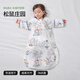 Betis baby sleeping bag summer bamboo cotton gauze baby pajamas all in one children's anti-kick quilt sleeping bag front 6 back 4 squirrel M