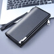 SMVP Herren Brieftasche Langes ultradünne Jugend Multi-Card Casual Wallet-Kartenbeutel Japanische und koreanische trendige Student Personalisierte Retro-Brieftasche Herren Brieftasche [Schwarz]