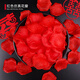 Xikile simulated petals, fake rose petals, wedding confession, hand-spreading flowers, decoration, wedding, wedding room, romantic room decoration, 1200 pieces of red simulated petals (non-woven model)