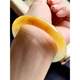 Ancient Burmese imported yellow dragon jade bracelet, ice jade bracelet for women, natural jade, topaz, jade, yellow jade, gold silk jade, inner diameter 53-54