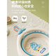 Chuangjingyixuan children's butt washing basin baby washbasin can be hung baby folding basin newborn children's butt washing foot basin small yellow + pink + blue 3 pieces cute dragon c