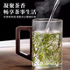 Tea rim tea cup glass cup high temperature heat-resistant green tea cup with handle home office men's mug