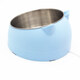 Cat bowl pet heating bowl protects cervical spine 304 stainless steel food bowl rice bowl cat bowl cat food bowl for cats Nordic green with heating function temperature 030 adjustable