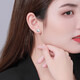 Trendy Acer PT950 Platinum Earrings Women's Birthday Gift Price Modern EEP40000508 One Pair Approximately 1.9g