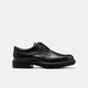 ECCO Leather Shoes Men's Leather Heightened Business Formal Derby Shoes City Oslo 550224 Black 41 HL