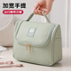 Wozun cosmetic bag for women 2024 new high-end toiletry bag large capacity portable waterproof travel cosmetic storage bag beige with hook for hanging